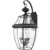 Newbury 1-Light Mystic Black Outdoor Wall Lantern Sconce by Quoizel