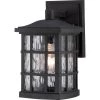 Stonington 1-Light Black Outdoor Wall Lantern Sconce by Quoizel 1 Stonington 1-Light Black Outdoor Wall Lantern Sconce by Quoizel -Quoizel Sales mystic black quoizel outdoor sconces snn8406k 64 1000
