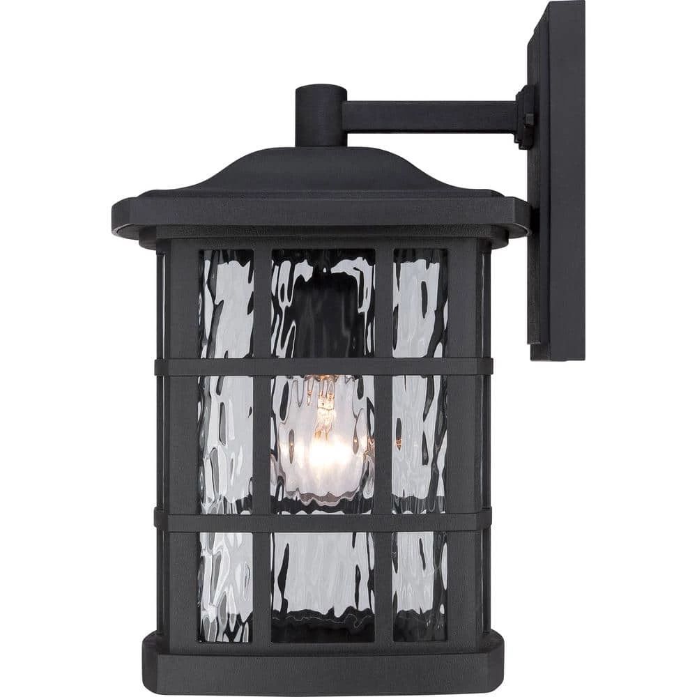 Stonington 1-Light Black Outdoor Wall Lantern Sconce by Quoizel 9 Stonington 1-Light Black Outdoor Wall Lantern Sconce by Quoizel - Image 7