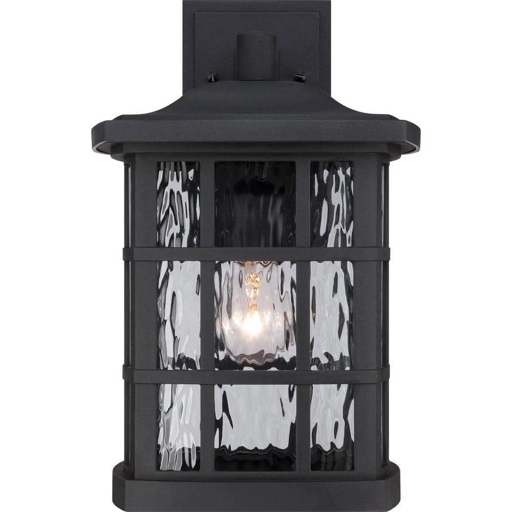 Stonington 1-Light Black Outdoor Wall Lantern Sconce by Quoizel 8 Stonington 1-Light Black Outdoor Wall Lantern Sconce by Quoizel - Image 6