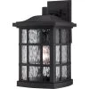 Stonington 1-Light Black Outdoor Wall Lantern Sconce by Quoizel 1 Stonington 1-Light Black Outdoor Wall Lantern Sconce by Quoizel -Quoizel Sales mystic black quoizel outdoor sconces snn8409k 64 1000