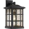 Stonington 1-Light Black Outdoor Wall Lantern Sconce by Quoizel 1 Stonington 1-Light Black Outdoor Wall Lantern Sconce by Quoizel -Quoizel Sales mystic black quoizel outdoor sconces snn8411k 64 1000