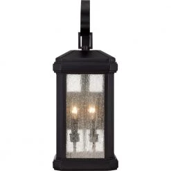 Trumbull 1-Light Mystic Black Outdoor Wall Lantern Sconce by Quoizel 10 Trumbull 1-Light Mystic Black Outdoor Wall Lantern Sconce by Quoizel -Quoizel Sales mystic black quoizel outdoor sconces tml8408k 4f 1000