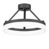 Cohen Oil Rubbed Bronze LED Semi-Flush Mount by Quoizel