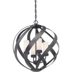 Blacksmith 4-Light Old Black Pendant by Quoizel 12 Blacksmith 4-Light Old Black Pendant by Quoizel -Quoizel Sales old black finish quoizel chandeliers bms2820ok 1f 1000