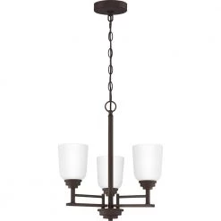 Foley 3-Light Old Bronze Chandelier by Quoizel