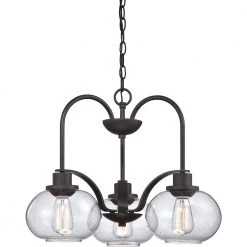 Trilogy 3-Light Old Bronze Chandelier by Quoizel