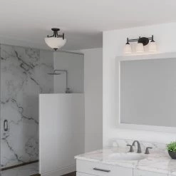 Billingsley 2-Light Old Bronze Semi-Flush Mount by Quoizel -Quoizel Sales old bronze quoizel flush mount lights blg1715oz fa 1000