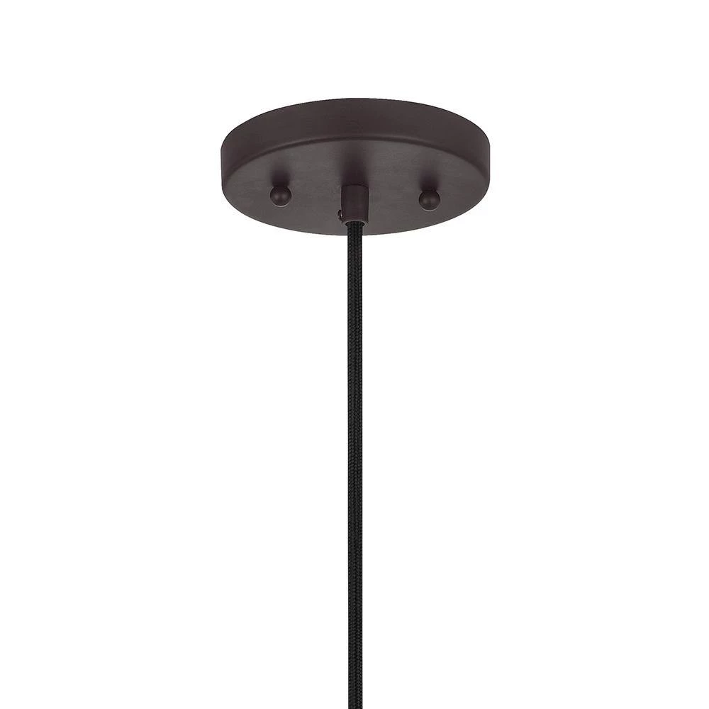 Leo 12 in. 1-Light Old Bronze Mini Pendant by Quoizel 7 Leo 12 in. 1-Light Old Bronze Mini Pendant by Quoizel - Image 5