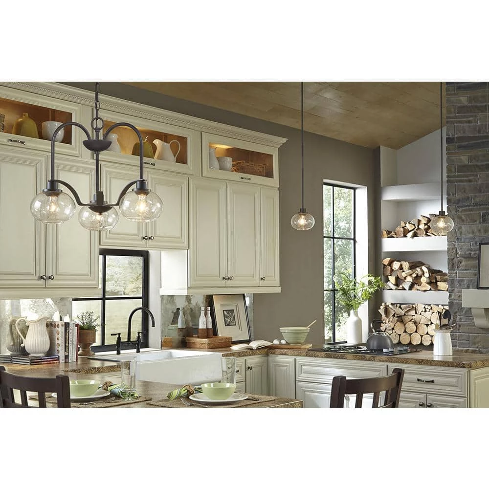 Trilogy 8 in. 1-Light Old Bronze Mini Pendant by Quoizel 4 Trilogy 8 in. 1-Light Old Bronze Mini Pendant by Quoizel - Image 2