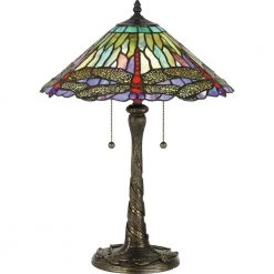 Skimmer 23 in. Multicolored Table Lamp by Quoizel