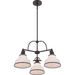 Grant 3-Light Palladian Bronze Chandelier by Quoizel -Quoizel Sales palladian bronze quoizel chandeliers grt5103pn 4f 1000
