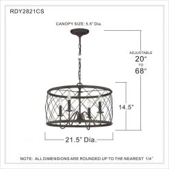 Dury 21.5 in. 4-Light Palladian Bronze Pendant by Quoizel 11 Dury 21.5 in. 4-Light Palladian Bronze Pendant by Quoizel -Quoizel Sales palladian bronze quoizel chandeliers rdy2821pn 1f 1000