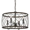 Dury 21.5 in. 4-Light Palladian Bronze Pendant by Quoizel -Quoizel Sales palladian bronze quoizel chandeliers rdy2821pn 64 1000