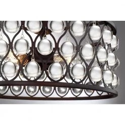 Alexandria 3-Light Palladian Bronze Semi-Flush Mount by Quoizel -Quoizel Sales palladian bronze quoizel flush mount lights ax1716pn 4f 1000