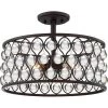 Alexandria 3-Light Palladian Bronze Semi-Flush Mount by Quoizel 1 Alexandria 3-Light Palladian Bronze Semi-Flush Mount by Quoizel -Quoizel Sales palladian bronze quoizel flush mount lights ax1716pn 64 1000