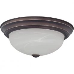 Manor 13 in. 2-Light Palladian Bronze Flush Mount by Quoizel -Quoizel Sales palladian bronze quoizel flush mount lights mnr1613pn c3 1000