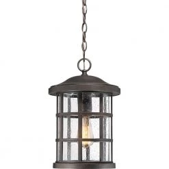 Crusade 1-Light Bronze Outdoor Pendant Light by Quoizel -Quoizel Sales palladian bronze quoizel outdoor pendant lights cse1910pn 1f 1000
