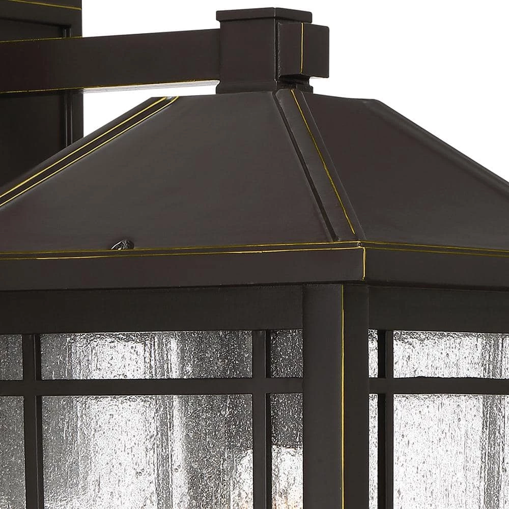 Cedar Point 1-Light Bronze Outdoor Wall Lantern Sconce by Quoizel 4 Cedar Point 1-Light Bronze Outdoor Wall Lantern Sconce by Quoizel - Image 2