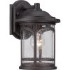 Marblehead 1-Light Bronze Outdoor Wall Lantern Sconce by Quoizel
