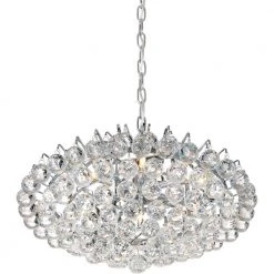 Bordeaux 7-Light Polished Chrome Pendant by Quoizel 9 Bordeaux 7-Light Polished Chrome Pendant by Quoizel -Quoizel Sales polished chrome quoizel chandeliers brx2820c 1f 1000