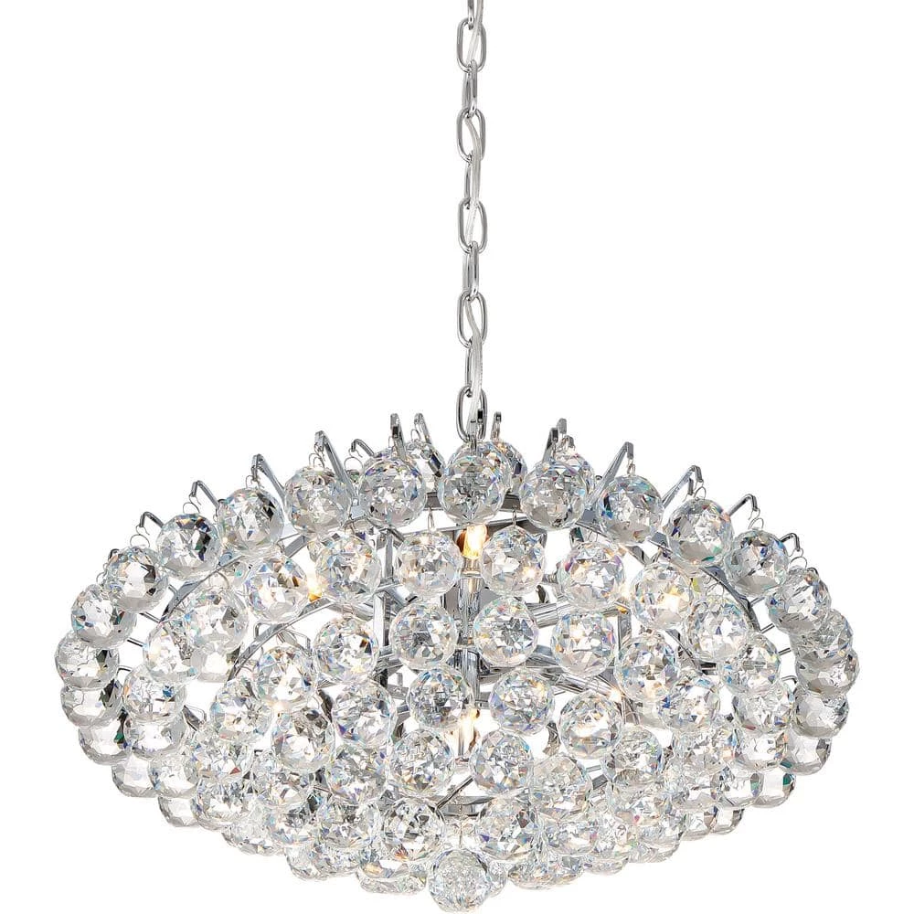 Bordeaux 7-Light Polished Chrome Pendant by Quoizel 6 Bordeaux 7-Light Polished Chrome Pendant by Quoizel - Image 4