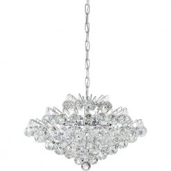 Bordeaux 7-Light Polished Chrome Pendant by Quoizel 8 Bordeaux 7-Light Polished Chrome Pendant by Quoizel -Quoizel Sales polished chrome quoizel chandeliers brx2820c 4f 1000