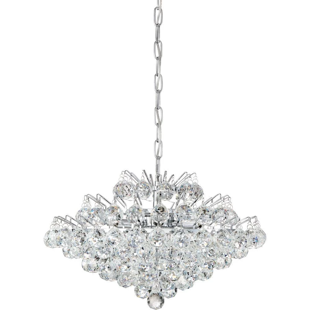 Bordeaux 7-Light Polished Chrome Pendant by Quoizel 5 Bordeaux 7-Light Polished Chrome Pendant by Quoizel - Image 3