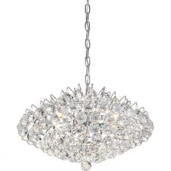 Bordeaux 7-Light Polished Chrome Pendant by Quoizel 7 Bordeaux 7-Light Polished Chrome Pendant by Quoizel -Quoizel Sales polished chrome quoizel chandeliers brx2820c e1 1000