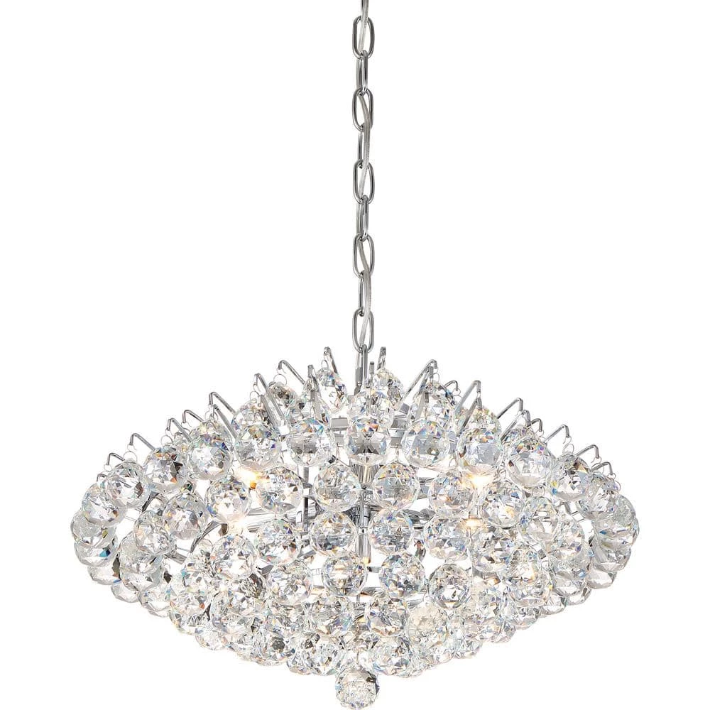 Bordeaux 7-Light Polished Chrome Pendant by Quoizel 4 Bordeaux 7-Light Polished Chrome Pendant by Quoizel - Image 2
