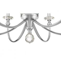 Mila 5-Light Polished Chrome Candle-Style Chandelier by Quoizel -Quoizel Sales polished chrome quoizel chandeliers mil5027c 1f 1000