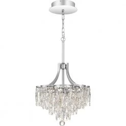 Bravado Integrated LED Polished Chrome Pendant by Quoizel -Quoizel Sales polished chrome quoizel chandeliers pcbo2816c 4f 1000