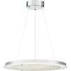 Blaze Integrated LED Polished Chrome Pendant by Quoizel