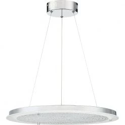 Blaze Integrated LED Polished Chrome Pendant by Quoizel -Quoizel Sales polished chrome quoizel chandeliers pcbz2820c c3 1000