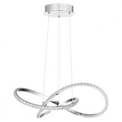 Rumi 18.75 in. Integrated LED Polished Chrome Pendant by Quoizel -Quoizel Sales polished chrome quoizel chandeliers pcrum2818c c3 1000