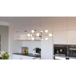 Spellbound 12-Light Polished Chrome Chandelier by Quoizel -Quoizel Sales polished chrome quoizel chandeliers pcsb5012c fa 1000