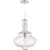 Morocco 15.75 in. 1-Light Polished Chrome Pendant by Quoizel 2 Morocco 15.75 in. 1-Light Polished Chrome Pendant by Quoizel -Quoizel Sales polished chrome quoizel chandeliers qf2046c 64 1000