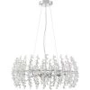 Valla 8-Light Polished Chrome Pendant by Quoizel