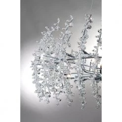 Valla 8-Light Polished Chrome Pendant by Quoizel -Quoizel Sales polished chrome quoizel chandeliers vla2823c fa 1000