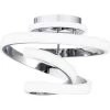 Aviva 13 in. Polished Chrome LED Semi-Flush Mount by Quoizel 2 Aviva 13 in. Polished Chrome LED Semi-Flush Mount by Quoizel -Quoizel Sales polished chrome quoizel flush mount lights pcavi1713c 64 1000