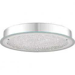 Blaze 20.5 in. Polished Chrome LED Flush Mount by Quoizel