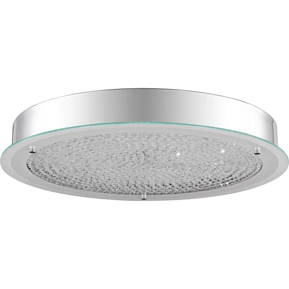 Blaze 20.5 in. Polished Chrome LED Flush Mount by Quoizel 5 Blaze 20.5 in. Polished Chrome LED Flush Mount by Quoizel - Image 3