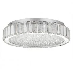 Divine 14 in. Polished Chrome LED Flush Mount by Quoizel -Quoizel Sales polished chrome quoizel flush mount lights pcdv1616c c3 1000