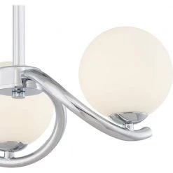 Essence 16 -in Polished Chrome LED Semi-Flush Mount with Opal Etched Glass Shade by Quoizel 15 Essence 16 -in Polished Chrome LED Semi-Flush Mount with Opal Etched Glass Shade by Quoizel -Quoizel Sales polished chrome quoizel flush mount lights pcess1716c 44 1000