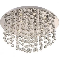 Highrise 15.75 in. Polished Chrome LED Flush Mount by Quoizel -Quoizel Sales polished chrome quoizel flush mount lights pche1616c 4f 1000
