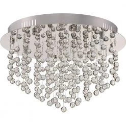 Highrise 15.75 in. Polished Chrome LED Flush Mount by Quoizel -Quoizel Sales polished chrome quoizel flush mount lights pche1616c c3 1000