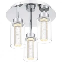 Jade 14 in. Polished Chrome LED Flush Mount by Quoizel 14 Jade 14 in. Polished Chrome LED Flush Mount by Quoizel -Quoizel Sales polished chrome quoizel flush mount lights pcjad1614c 1f 1000