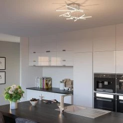 Lightshow Polished Chrome LED Semi-Flush Mount by Quoizel -Quoizel Sales polished chrome quoizel flush mount lights pcls1722c fa 1000