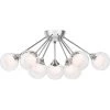 Spellbound 23 in. 9-Light Polished Chrome Semi-Flush Mount by Quoizel -Quoizel Sales polished chrome quoizel flush mount lights pcsb1722c 64 1000