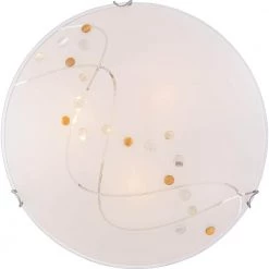 Stellar 16 in. 3-Light Polished Chrome Flush Mount by Quoizel -Quoizel Sales polished chrome quoizel flush mount lights pcsl1616c 1f 1000